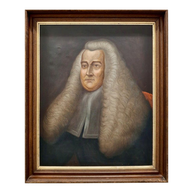 Iowa City’s Portrait of Sir William Blackstone (1723-1780), by Isaac Wetherby For Sale