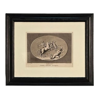 19th Century French Engraving of Mythological Scene For Sale
