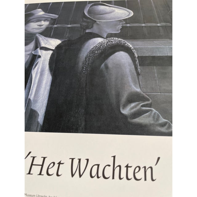 1990s Pyke Koch (1901-1991), Het Wachten, 1941, Copyright Erven Pyke Centraal Museum Utrecht 1994, Printed in Holland #770 For Sale - Image 5 of 12