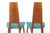 Wood Vintage German Dining Chairs in Oak and Turquoise Upholstery by Ernst Martin Dettinger for Veil, 1960s, Set of 2 For Sale - Image 7 of 12