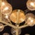 2020s Custom and Exclusive Brass and Murano Glass Molecular "Snowflake" Chandelier For Sale - Image 5 of 10