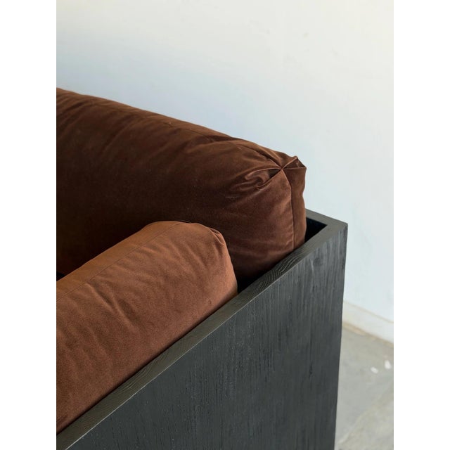 Cantabria Modular Sofa- Ebonized Oak Upgrade For Sale - Image 9 of 11