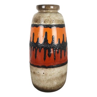 Extra Large German Fat Lava 284-47 Floor Vase by Scheurich, 1970s For Sale