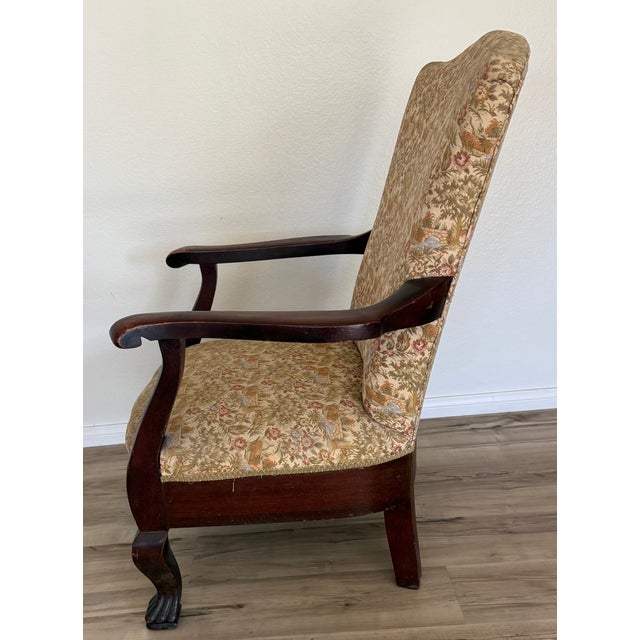 1930s 1930s Solid Mahogany Karpen Brothers Chippendale Armchair For Sale - Image 5 of 13
