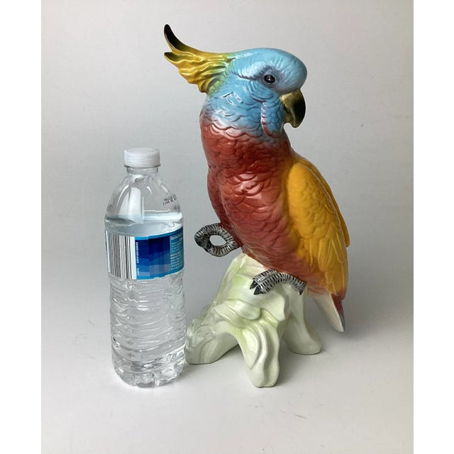 Art Deco 1940s Large Beswick Cockatoo Figurine For Sale - Image 3 of 8