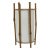 Bamboo & White Linen Table Lamp attributed to Louis Sognot, France, 1950s For Sale - Image 13 of 13