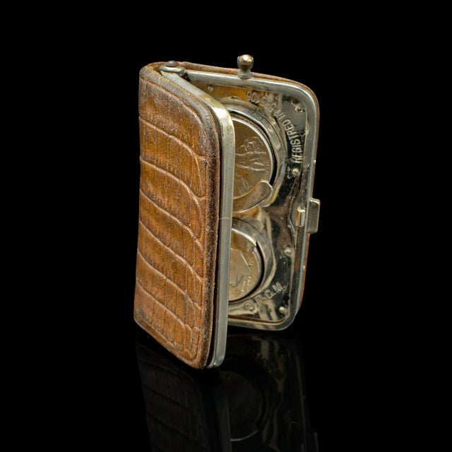 Traditional 1910's Antique German Gentleman's Pocket Coin Holder For Sale - Image 3 of 10