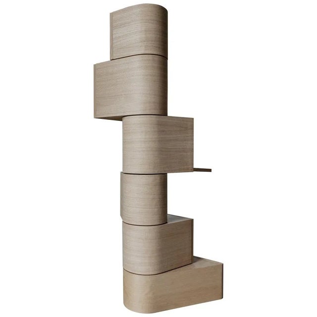 Wood Secretary with Drawer by Mylene Niedzialkowski For Sale - Image 7 of 7