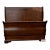 Cherry Wood Sleigh Bed Louis Philippe Style Frame Full Size For Sale