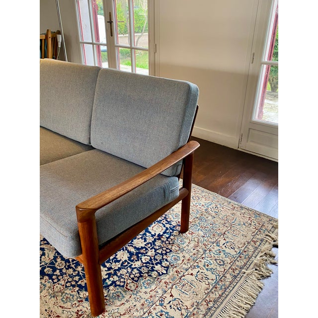 1960s Danish Three-Seater Teak Sofa from Komfort, 1960s For Sale - Image 5 of 18
