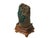 Vintage Naturalistic Scholars Rock Sculpture Dark Green Stone Cicada Accent For Sale - Image 12 of 15