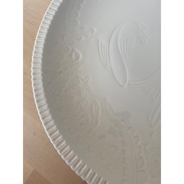 Syracuse China 1930s Art Deco Syracuse China Viktor Schreckengost Shelledge Fish Plate For Sale - Image 4 of 12