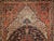 Antique Farahan Sarouk Rug, Handwoven Floral Pattern, Ivory & Brick Red, 5’ X 7’ For Sale - Image 11 of 12