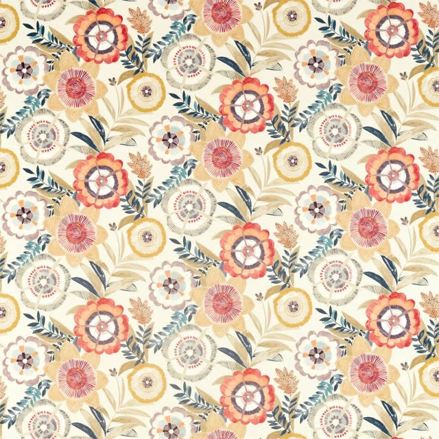 Harlequin Komovi Fabric in Sunset/Blush/Midnight - a Sample For Sale