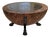 Late 20th Century Kreiss “Nairobi” Coconut Shell & Bronze Drum Cocktail Table For Sale