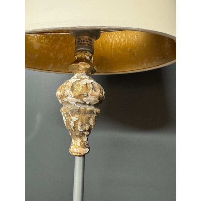 Pair of Buffet Lamps With Antique Fragments For Sale - Image 6 of 8