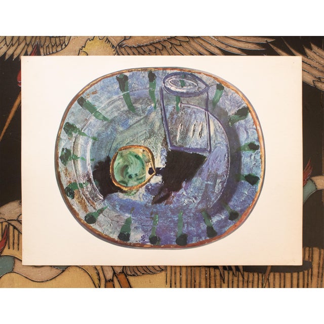 Pablo Picasso 1950 Swiss Print of Picasso's Ceramic Platter, "Still Life" For Sale - Image 4 of 6