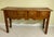 Antique Farmhouse Console Table Handcrafted Rustic Credenza Vintage Country For Sale - Image 14 of 17
