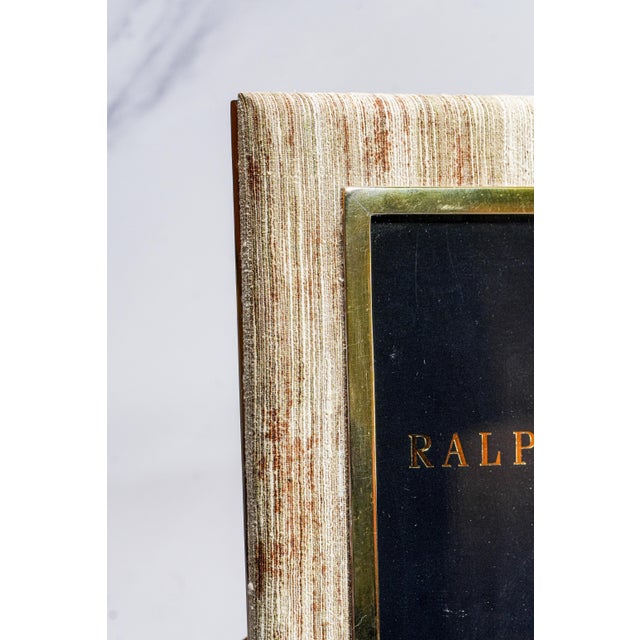 Metal Vintage Ralph Lauren Home Jacqueline 8x10 Photo Picture Frame Home Decor For Sale - Image 7 of 17
