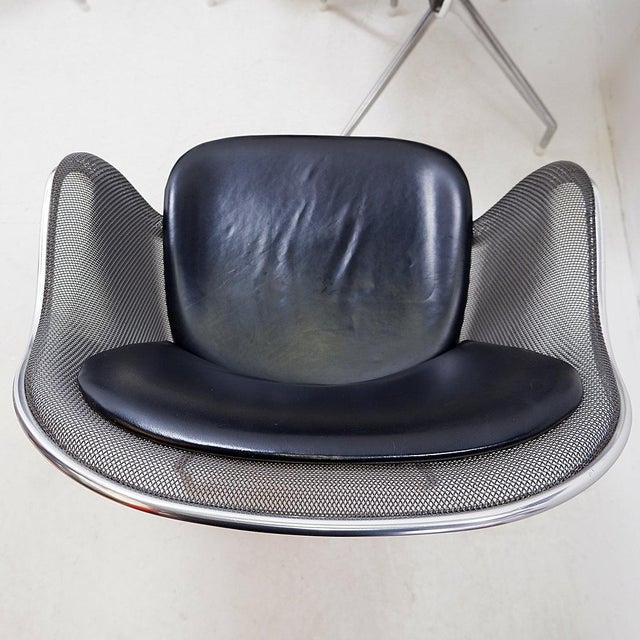 Silver Iuta Swivel Armchairs by Antonio Citterio for B&B Italia, Set of 4 For Sale - Image 8 of 16