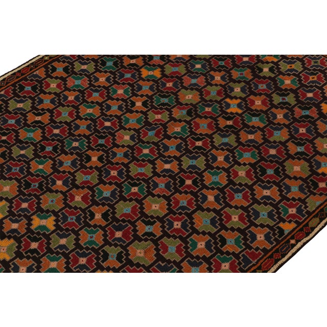 2010s Rug & Kilim’s Baluch Tribal Rug With Colorful Geometric Patterns For Sale - Image 5 of 7