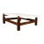 Architectural Brazilian Modern Coffee Table in Rosewood and Marble, Cimo, 1950s For Sale