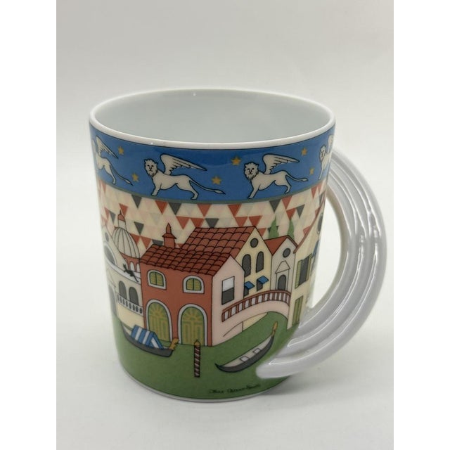 Rosenthal No. 3 Venezia J. Osborn-Smith Cupola City Cup Collection Series Cup by J. Osborn-Smith for Rosenthal Studio Line, 1990s For Sale - Image 4 of 4