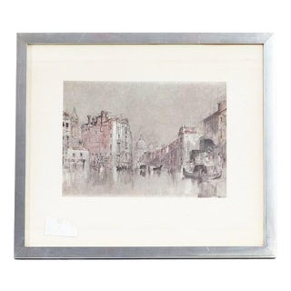 William Turner, Watercolor Art Print, 1970s, Watercolour For Sale