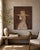 Textile Original Abstract Portrait by Marek | Texas Contemporary Figurative Painting | 24” X 30” For Sale - Image 7 of 7