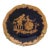 Limoges France Miniature Porcelain Plate Cobalt Blue Couple Courting Cameo 4732b For Sale