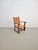 Brown Modern Dutch Brutalist Armchair in Rush and Oak, 1950s For Sale - Image 8 of 13