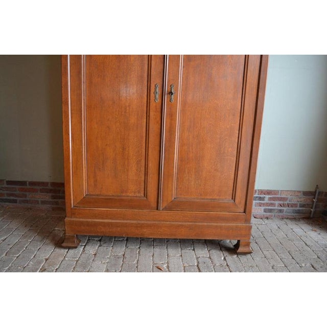 Antique Oak Louis Philippe Cabinet For Sale - Image 4 of 10