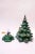Mid-Century Modern Vintage Ceramic Illuminated Christmas Tree For Sale - Image 3 of 13