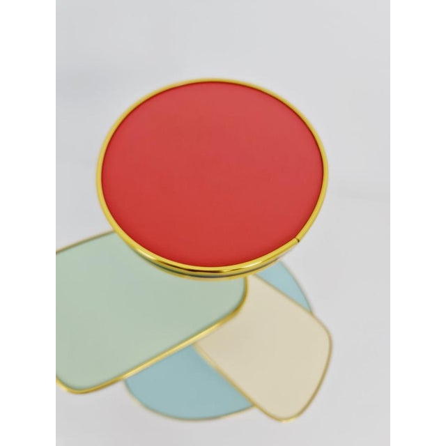 Brown Vintage German Plant Stand, 1950s For Sale - Image 8 of 11