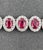 Modern 30.20 Ct Natural Ruby & Diamond Necklace For Sale - Image 3 of 8