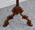 Wood Vintage Black Forest Walnut Tilt Top Table Marquetry Wood Inlay For Sale - Image 7 of 18