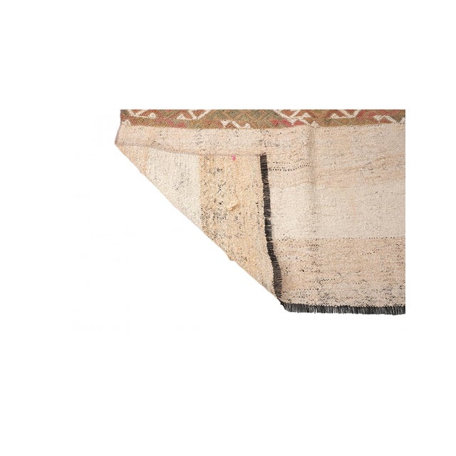 Faded Vintage Decorative Kilim Rug - 3`7″ X 6`5″ For Sale - Image 4 of 6