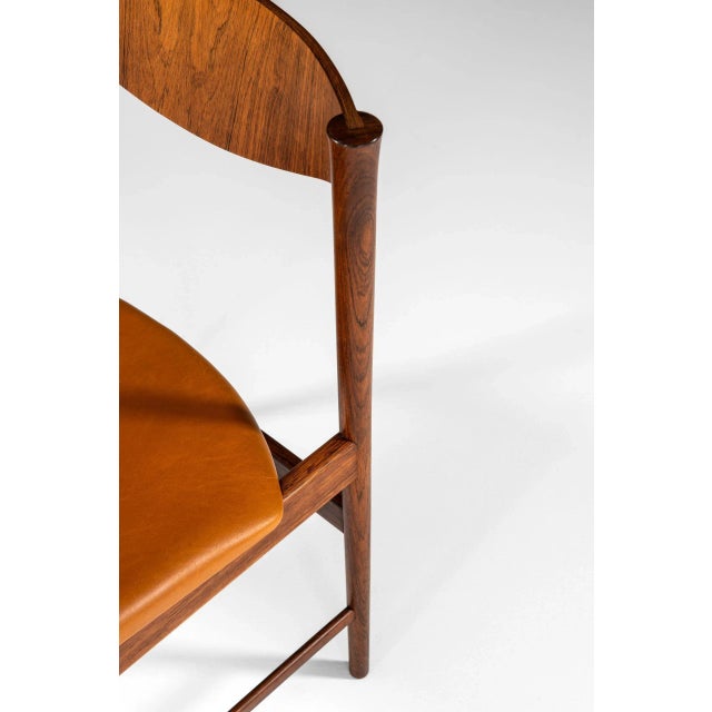Rosewood Dining Chairs by Ib Kofod-Larsen for Seffle Möbelfabrik, Sweden, 1960s, Set of 8 For Sale - Image 6 of 11