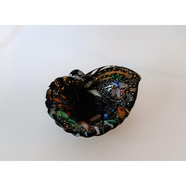 Murano Glass Cornucopia with Rest of the Day Decoration by Michielotto, 1988 For Sale - Image 4 of 9