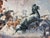 1970s Original Bill Larsen Native American Indian Chief Horse Hunt Oil Painting Canvas For Sale In New York - Image 6 of 13