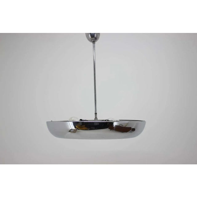 1930s Art Deco Pendant Lamp by Josef Hurka, 1930s For Sale - Image 5 of 7