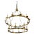 Visual Comfort Launceton Grande Two Tiered Chandelier For Sale