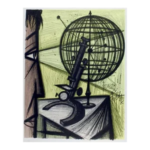 Microscope, Bernard Buffet Lithograph Poster
