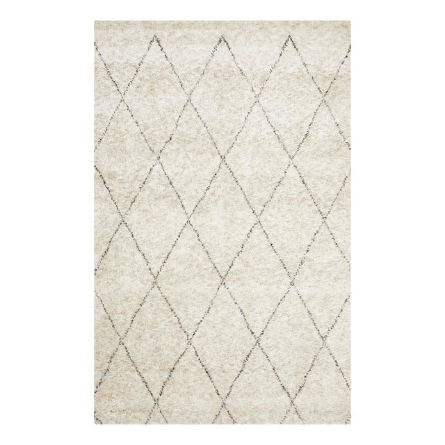 Shaggy Moroccan Hand Knotted Area Rug 8 X 10 Chairish