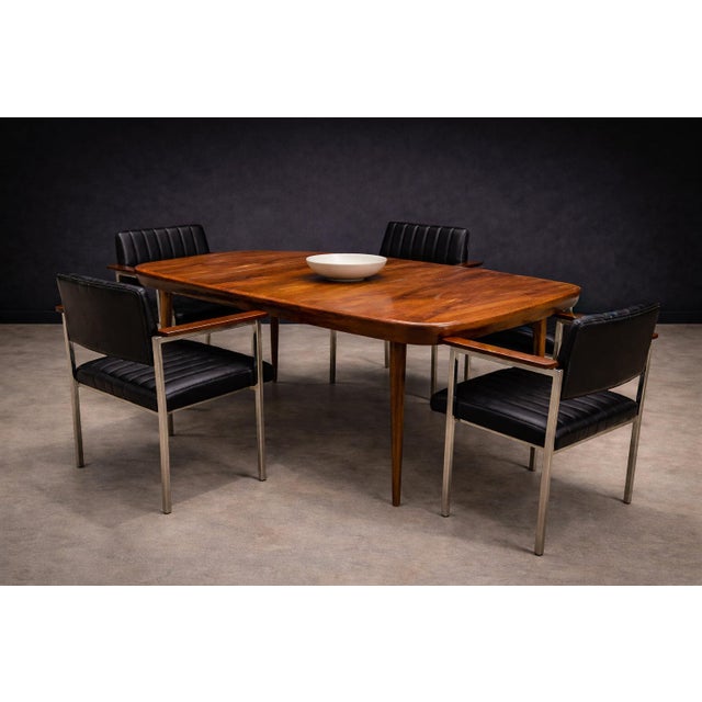 Designed in the spirit of mid-century Brazilian modernism, these armchairs reflect a disciplined exploration of material...