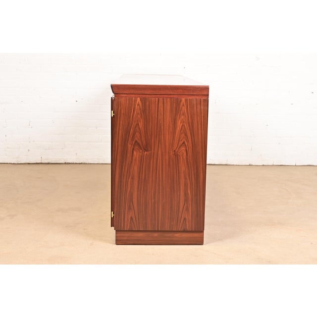 Skovby Danish Modern Rosewood Sideboard Credenza, Newly Refinished For Sale - Image 12 of 15