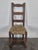Rustic Chairs with Slatted Backs, Set of 6 For Sale - Image 3 of 12