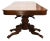 Classical Quervelle Inspired Drop-Leaf & Claw Foot Mahogany Banquet Table C1840 For Sale