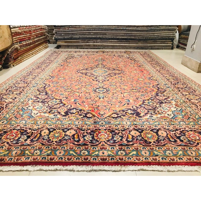 Textile Mid-Century Hand-Crafted Wool Carpet, 1957 For Sale - Image 7 of 16