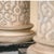 Pair of Italian painted wooden pedestals. These columns are made of solid wood with an aged finish and adorned with...